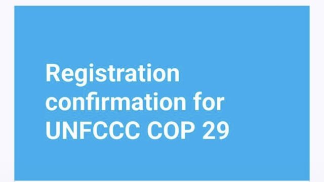 COP29 BADGE: Apply for a COP29 badge and join Plant-for-the-Planet Delegation at COP29 in Baku