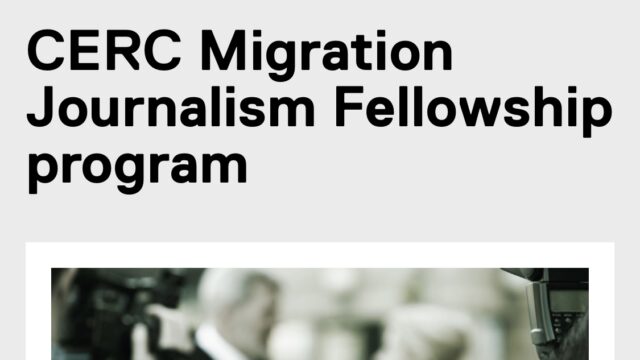 FULLY FUNDED TO CANADA: Apply for this CERC Migration Journalism Fellowship program for journalists worldwide