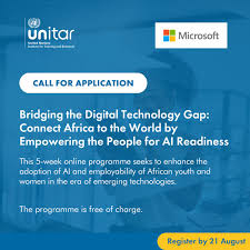 DEADLINE DAY – Bridging the Digital Technology Gap: Connect Africa to the World by Empowering the People for AI Readiness – Apply now