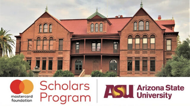 Apply now for the 2025 MasterCard Scholarship at Arizona State University.