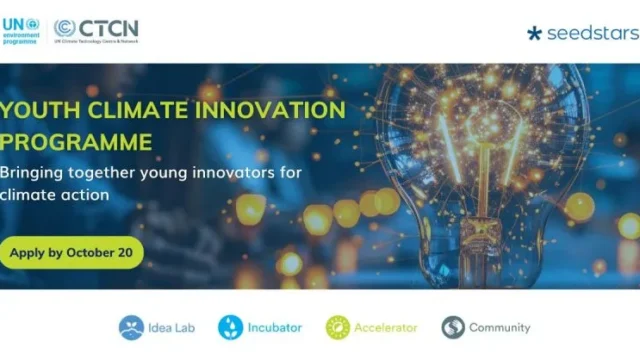 Be part of the UN Climate Technology Centre & Network (CTCN) Youth Climate Innovation Programme