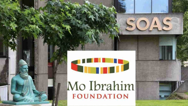 Fully funded for the 2025 Mo Ibrahim Foundation SOAS Scholarships at University of London.  Apply now !!