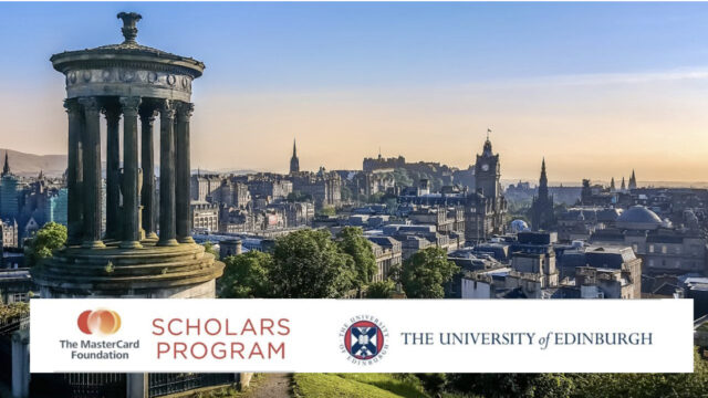 Apply now for the 2025 Edinburgh Online Mastercard Scholarship for Africans (Fully Funded)