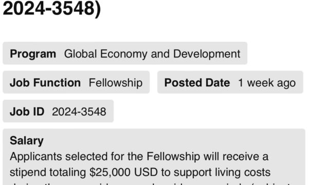 FULLY FUNDED TO WASHINGTON WITH STIPENDS: Apply for the Echidna Global Scholars Program 2025 for young professionals