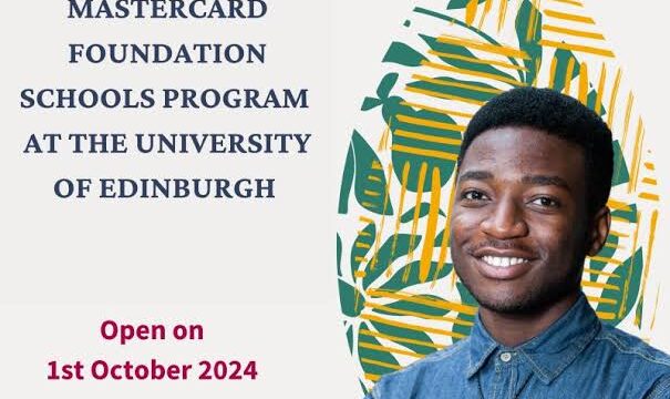 FULLY FUNDED TO THE U.K: Apply for the University of Edinburgh Mastercard Foundation postgraduate scholarships 2025 (on-campus)