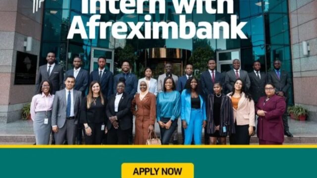 PAID INTERNSHIP : Check out the Afreximbank Internship 