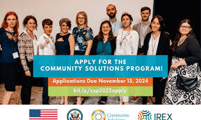 FULLY FUNDED TO USA  : Apply for the Community Solutions Program Application Information