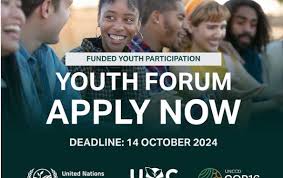 FULLY FUNDED TO RIYADH SAUDI ARABIA : Apply for the UNCCD COP-16 Youth Forum 