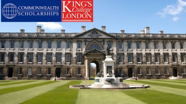 Fully Funded with monthly stipends of €1,690, study and clothing grants.  Apply now to the Kings College commonwealth shared scholarship in UK