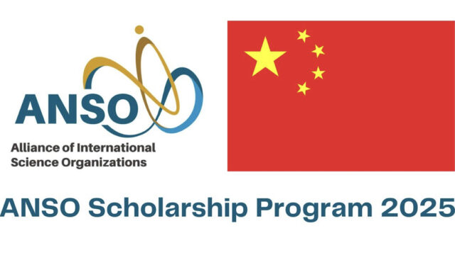 Fully funded to China. Apply now for the 2025 ANSO scholarship