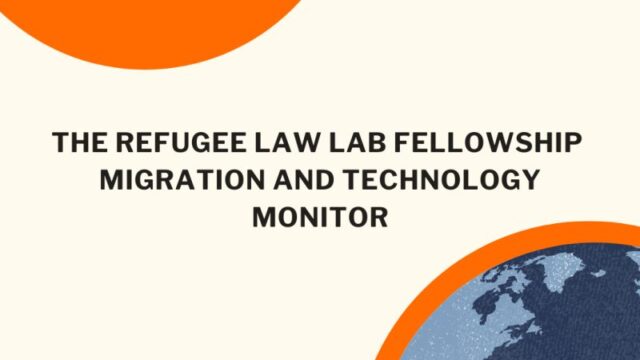 Fully funded : Apply for the Migration and Technology Fellowship Program