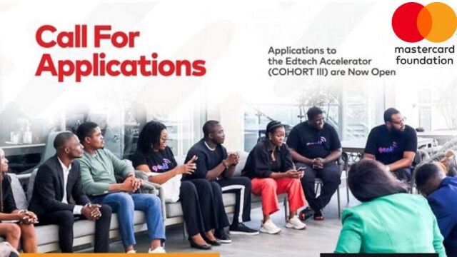 FUNDING:  Apply now to the CcHub Mastercard Foundation EdTech Fellowship 2025 and win $100,000 funding.