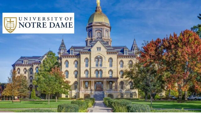 Fully Funded to USA. Apply now to the University of Notre Dame Graduate Scholarships in USA 2025.