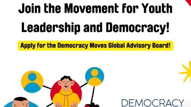 Voluntary Role : Join the Democracy Moves Global Advisory Board – Apply now 