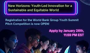 Fully Funded to Washington D.C : Be part of the Youth Summit – New Horizons Youth-Led Innovation for a Sustainable and Equitable World Program 2025