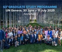 Funded : Apply for the 63rd Graduate Study Program at UN Geneva