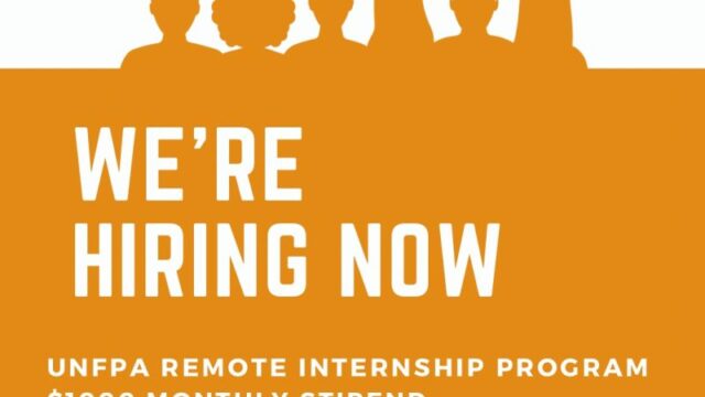 DEADLINE DAY : Check out the UNFPA Remote Internship Program – Apply now 