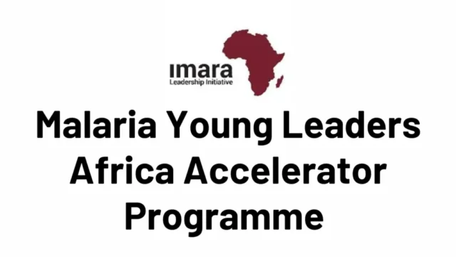 Apply for the Malaria Young Leaders Africa Accelerator Programme 1st Cohort  2025  