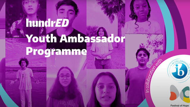 Apply to join the hundrED Youth Ambassador Programme 2025