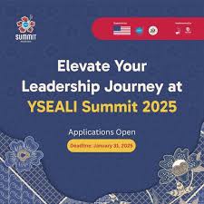 Fully Funded to Malaysia : Apply for the YSEALI Summit 2025