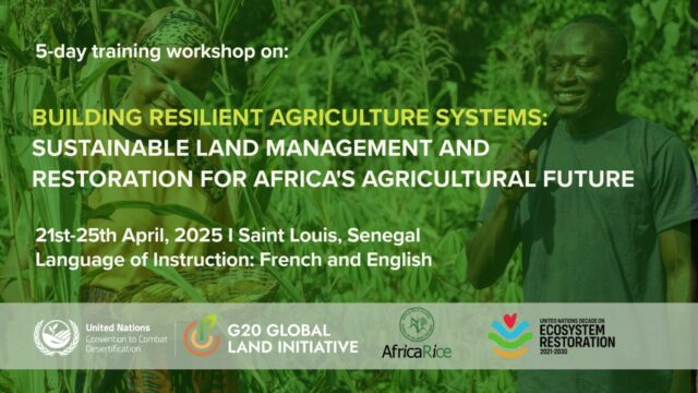 Fully Sponsored Training Opportunity : Be part of the Building Resilient Agriculture System Programs