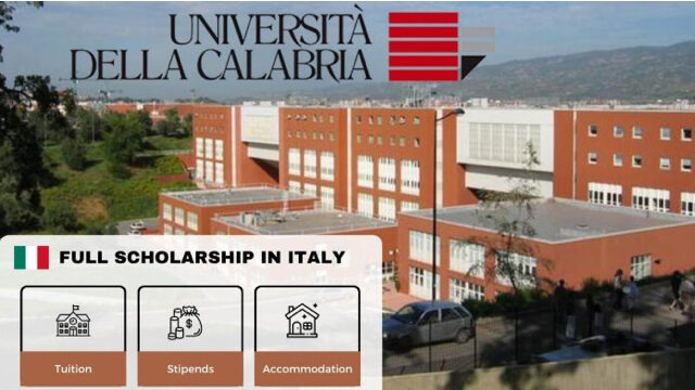 Fully Funded to Italy!! Apply now to the 2025 University of Calabria Scholarships.