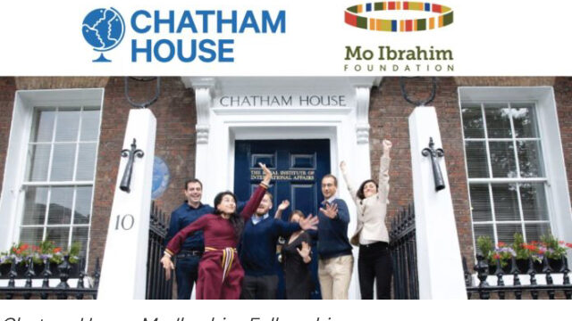 Fully Funded to U.K!! Apply now for the 2025 Chatham House Mo Ibrahim Fellowship.