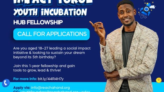 Apply for the Impact Forge Youth Incubation Program by Reach A Hand Uganda (RAHU)