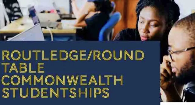 Apply now for the ACU Commonwealth Routledge Studentship 2025 in UK.