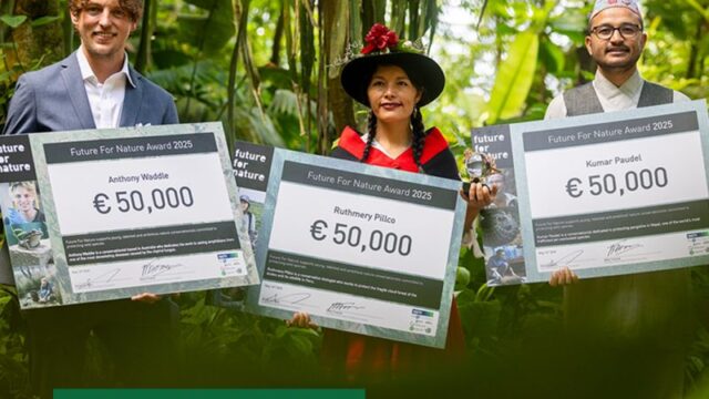 Win a $50,000 project grant & a fully funded trip to Arnhem, Netherlands : Apply for the 2026 Future For Nature Awards