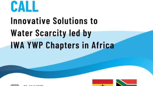 Join the YWP Regional Call – Innovative Solutions to Water Scarcity led by IWA YWP Chapters in Africa – Register now    