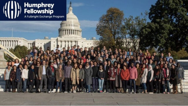 FELLOWSHIP; Apply now for the US Government Hubert Humphrey Fellowship 2026 Program in USA now!!