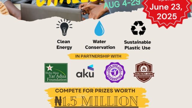 CASH PRIZES: Apply for the QAPS Sustainability Innovation Challenge 2025 for Nigerian secondary school students
