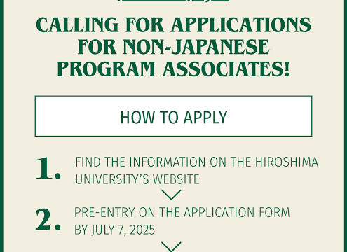 FULLY FUNDED TO TOKYO AND HIROSHIMA, JAPAN: Apply for the FY2025 Primary Course in Peacebuilding and International Development for non-Japanese applicants