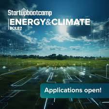Funding : Apply for the Energy & Climate Accelerator 2025  by Startupbootcamp