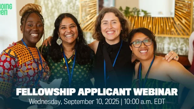$100,000 in seed funding : Apply For The Echoing Green Fellowship 2026 for Social Entrepreneurs & Leaders 