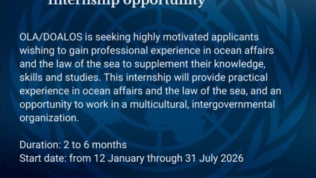 INTERNSHIP : Apply For The Legal Affairs Internship at the United Nations
