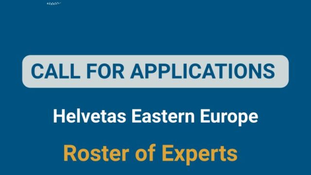 Join the Helvetas Eastern Europe Roster of Experts (2025) – Apply Now