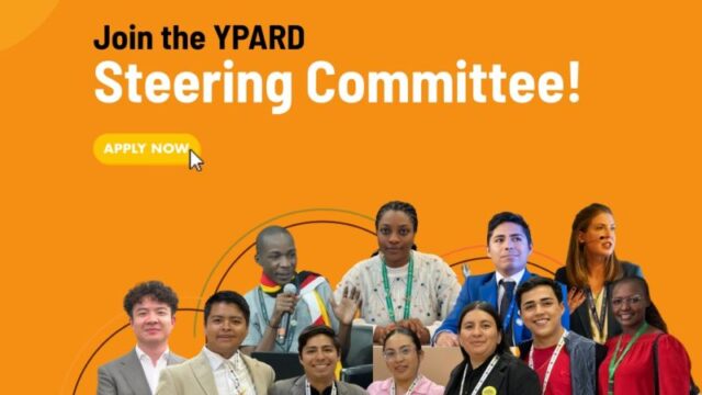 Join the YPARD Steering Committee as a Youth Leader