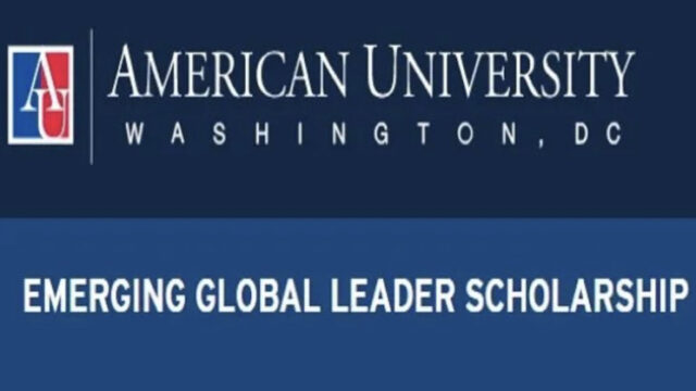 Fully Funded to USA!! Apply now for the American University Global Leader Scholarship 2026.