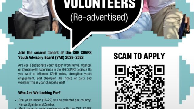 VOLUNTEER ROLE: Apply to join the Restless Development Youth Advisory Board under the SHE SOARS initiative