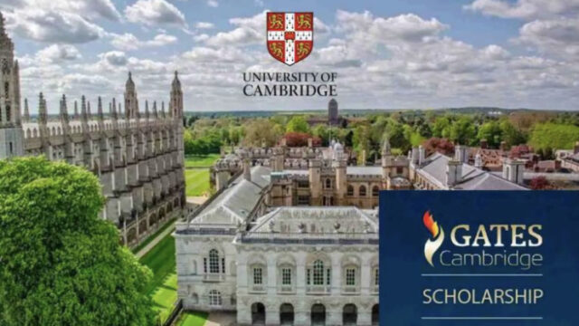 Apply now for the 2026 Gates Cambridge Scholarship in UK. FULLY FUNDED!!