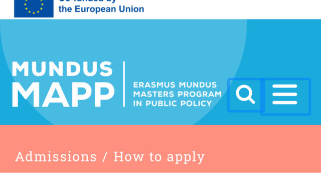 FULLY FUNDED : Apply for Mundus MAPP Erasmus Mundus Joint Master’s Programme 2026–2028 For Global Changemakers
