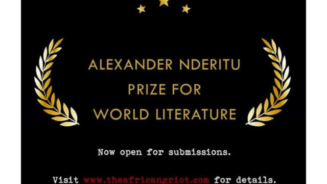 GRANTS : Apply  for Alexander Nderitu Prize for World Literature 2025 For Global Writers