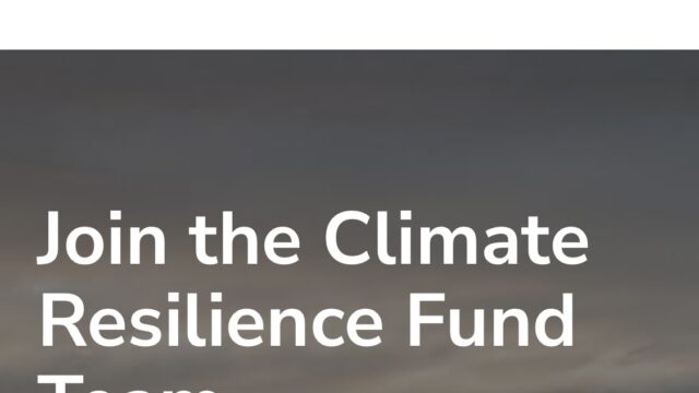 REMOTE JOB: The Climate Resilience Fund is hiring a remote Associate Program Officer