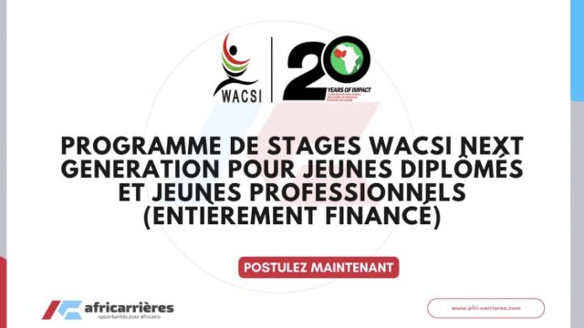 FULLY FUNDED: WACSI Next Generation Internship Program 2026 – West Africa