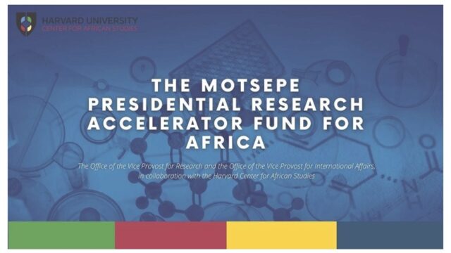 FULLY FUNDED: Motsepe Presidential Research Accelerator Fund for Africa 2025–2026