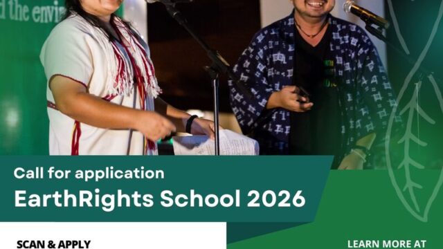 FULLY FUNDED TO THAILAND : Apply For The EarthRights School 2026 — Community Leadership and Advocacy Training