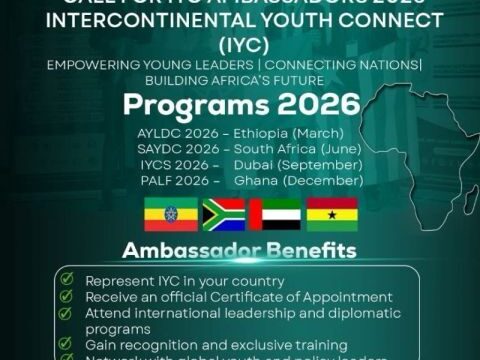 Join the Intercontinental Youth Connect (IYC) – Ambassador Programme 2026