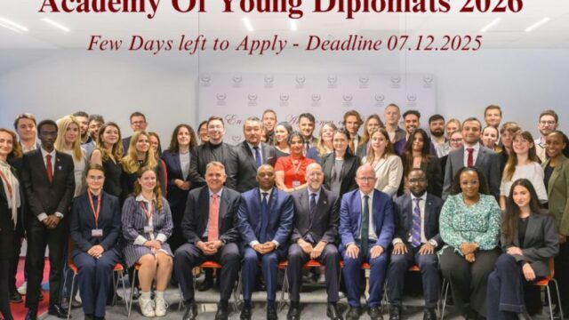 Apply now for the Academy of Young Diplomats 2026 